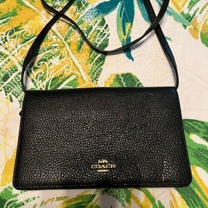 Black coach crossbody